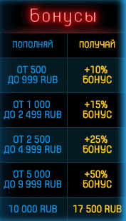 Бонусы от Старс
