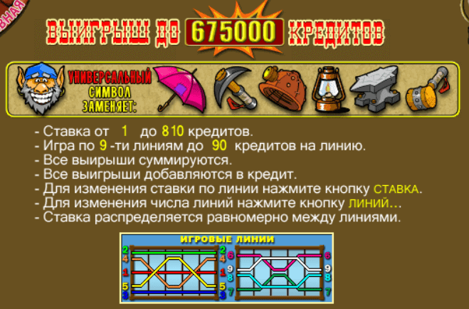 Игровой автомат Гном